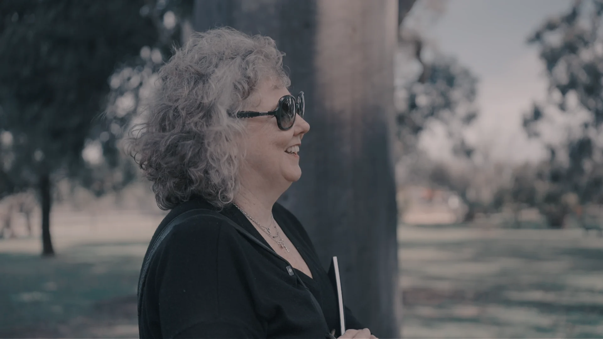 Charlotte Kennedy standing within Floreat parkland
